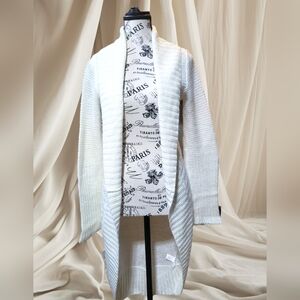 Gorgeous high-low wool cardigan